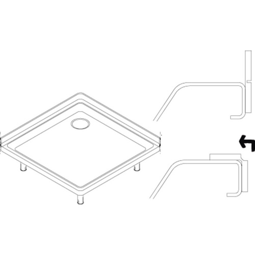Thumbnail - OTTOFOND Schalldämmprofil - weiss