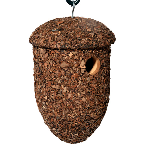 DOBAR Nistkasten, für Wildvögel, Kiefernholz, braun
