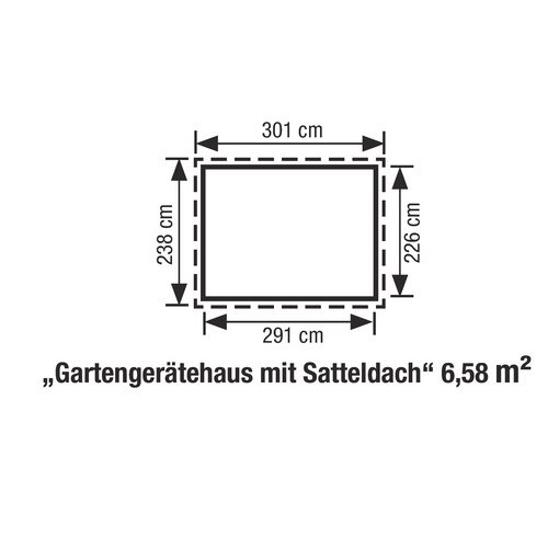 FLORAWORLD Gerätehaus (RABATT 10%)