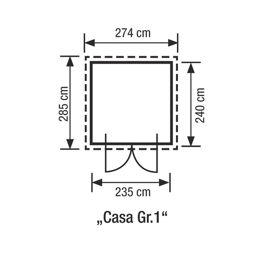 WEKA Gartenhaus »Casa Gr. 1« (RABATT 10%) | Restposten 10% Rabatt WEKA Gartenhaus »Casa Gr. 1« (RABATT 10%) | Restposten 10% Rabatt