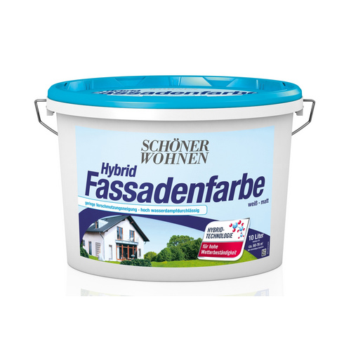 Thumbnail - SCHÖNER WOHNEN FARBE Hybrid-Fassadenfarbe »Universal Fassadenweiss«, 10 l