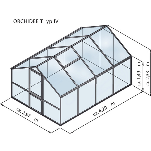 KGT Gewächshaus »Orchidee«, 12,75 m²... KGT Gewächshaus »Orchidee«, 12,75 m²...