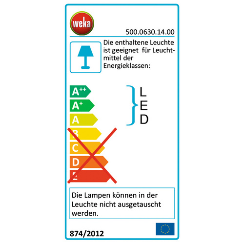 WEKA Farblichtanwendung, 40 LED´s in ge... WEKA Farblichtanwendung, 40 LED´s in ge...