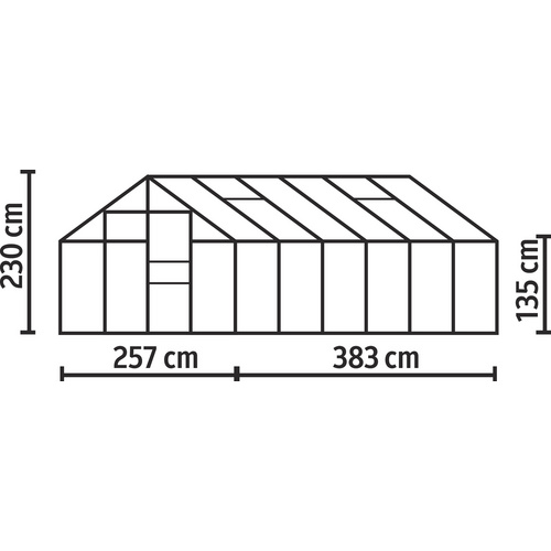 VITAVIA Gewächshaus »Merkur«, 9,9 m²... VITAVIA Gewächshaus »Merkur«, 9,9 m²...