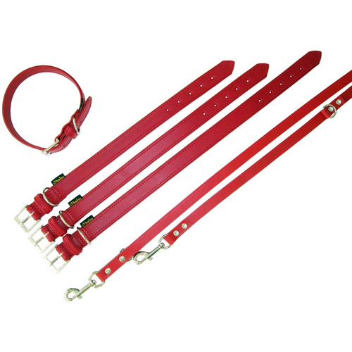Thumbnail - HEIM Halsband, Florenz, 2,5/ 40 cm, Rindsleder, Rot