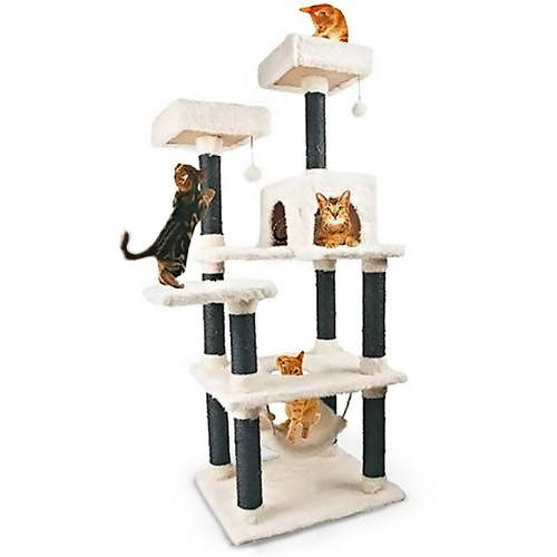 Thumbnail - HEIM Kratzbaum »White Cat«, weiß, Höhe: 155 cm - weiss