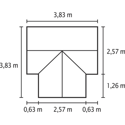 VITAVIA Gewächshaus »Sirona«, 13 m²,...