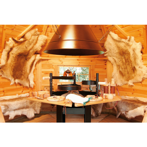 Thumbnail - WOLFF Grillkota, Holz, natur, BxT: 438 x 388 cm