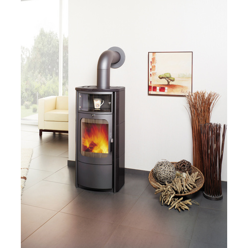 HARK Kachelofen »Opera B«, schwarz, Kacheln, 7 kW, Dauerbrand geeignet (Rabatt: 9 %)