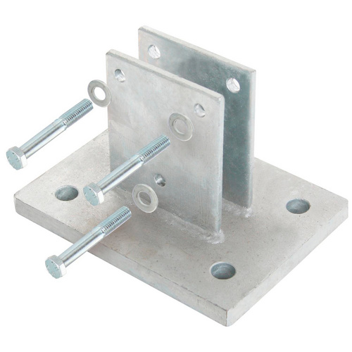 Thumbnail - BELLISSA Schraubflansch, Feuerverzinkt, Stahl, silberfarben