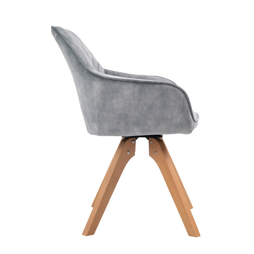 Thumbnail - SalesFever Essgruppe, 5-teilig, 1 Tisch + 4 Stühle - grau