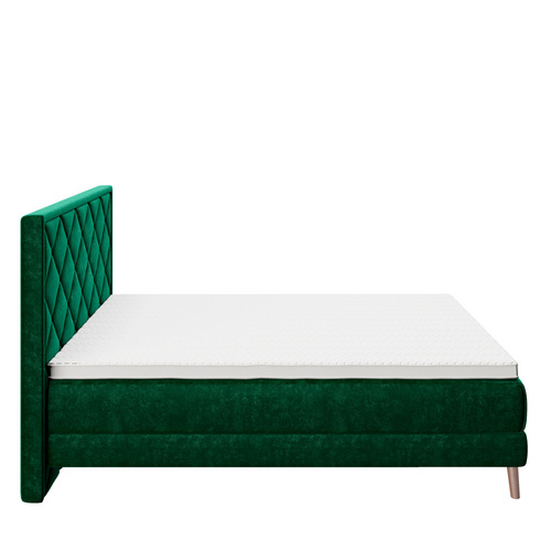 Thumbnail - PHOENIX Boxspringbett »AUDREY«, BxHxL: 190 x 118 x 210 cm, Holz/Metall/Kunststoff - gruen