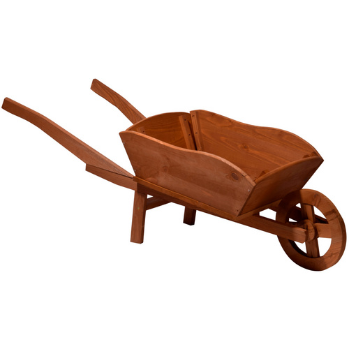 DOBAR Pflanzkarre, BxHxL: 130 cm x 40 cm x 40 cm, Holz - braun