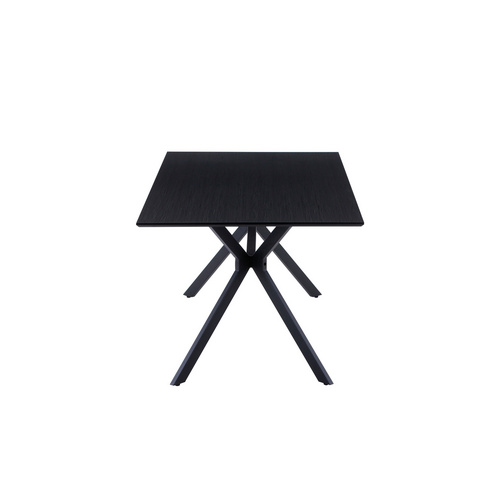 Thumbnail - SIT Tisch, HxT: 75 x 90 cm, Holz - grau | schwarz