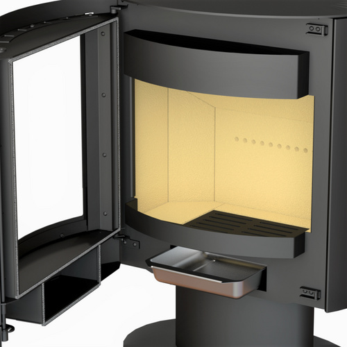 THERMIA Kaminofen »Madagascar Mini«, grau, Stahl, 8 kW (Rabatt: 12 %)