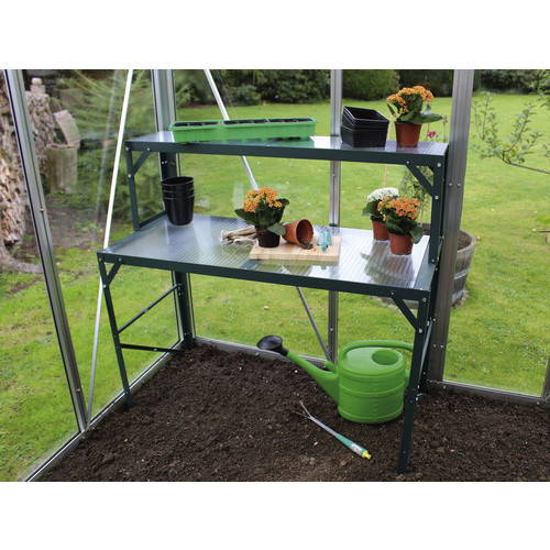 Thumbnail - VITAVIA Alu-Tischaufsatz, BxL: 28 x 121 cm - gruen