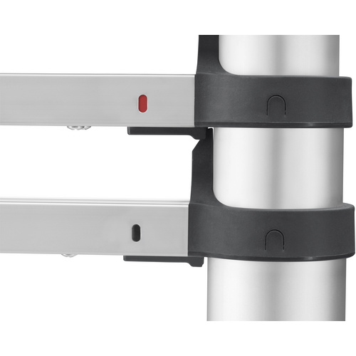 Thumbnail - HAILO Teleskopleiter »T80 FlexLine«, 9 Sprossen, Aluminium - silberfarben