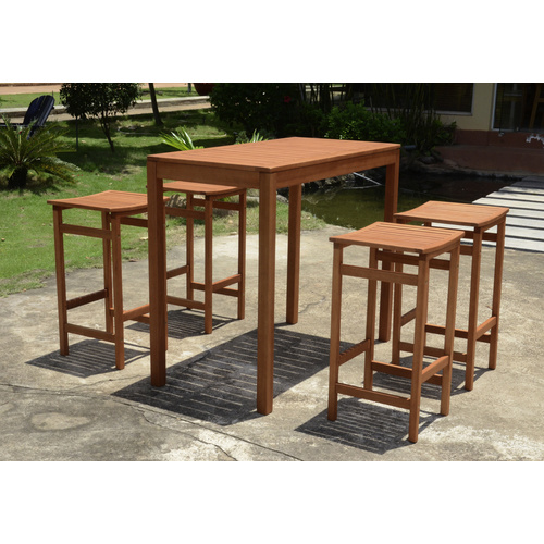 GARDEN PLEASURE Bar-Set, 4 Sitzplätze, ...