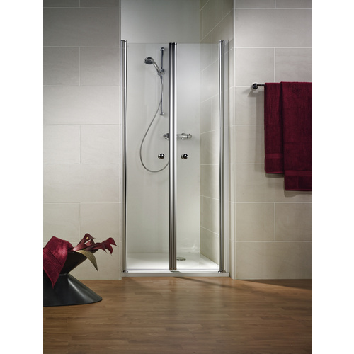 Schulte Dusch-Pendeltür Garant, 80x200: cm, Sicherheitsglas, (Spar-Set) BxH: 80 x 200 cm