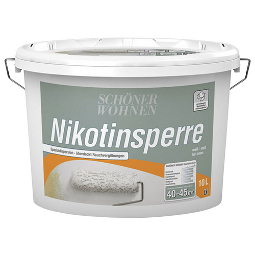 SCHÖNER WOHNEN FARBE Grundierfarbe »Nikotinsperre«, weiß, 10 l – weiss