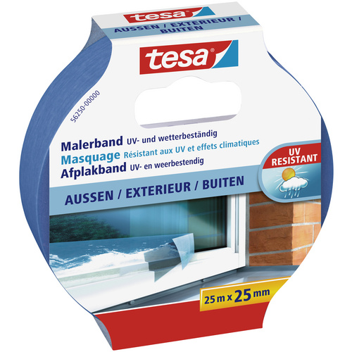 Tesa Maler-Krepp Precision Outdoor Blau 25 m x 25 mm