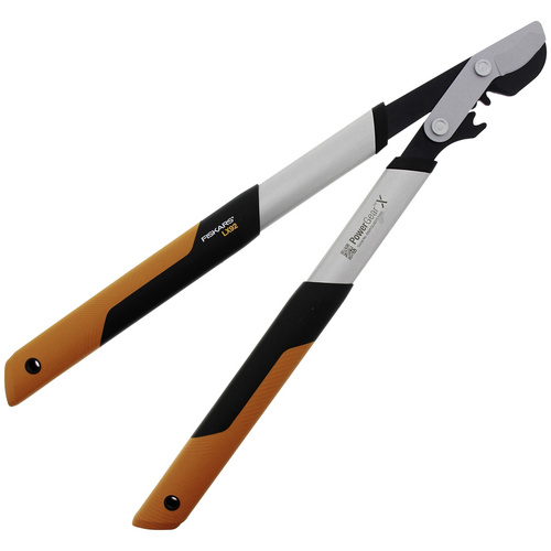 Image of FISKARS Bypass-Astschere »PowerGear X«, Klingenlänge: 5,5 mm, Stahl - schwarz | orange