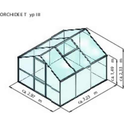 KGT Gewächshaus »Orchidee«, 9,6 m², ...