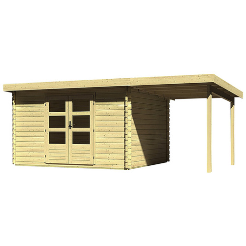 WOODFeeling Gartenhaus Bastrup 7, BxT: 575x333 cm, (Set)