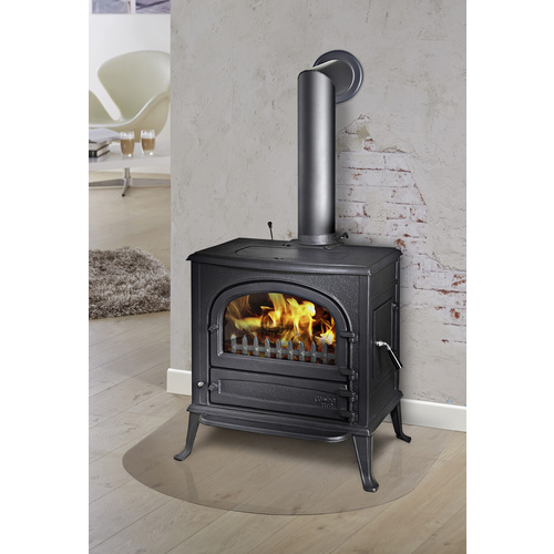 GLOBEFIRE Gussofen »Neptun«, Gusseisen, 10 kW - schwarz (Rabatt: 19 %)