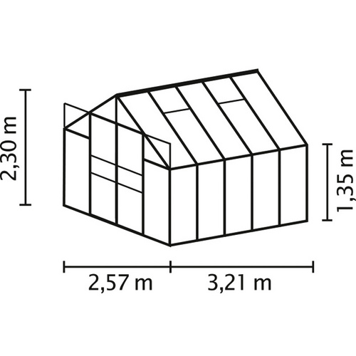 VITAVIA Gewächshaus »Mars«, B x L x H...