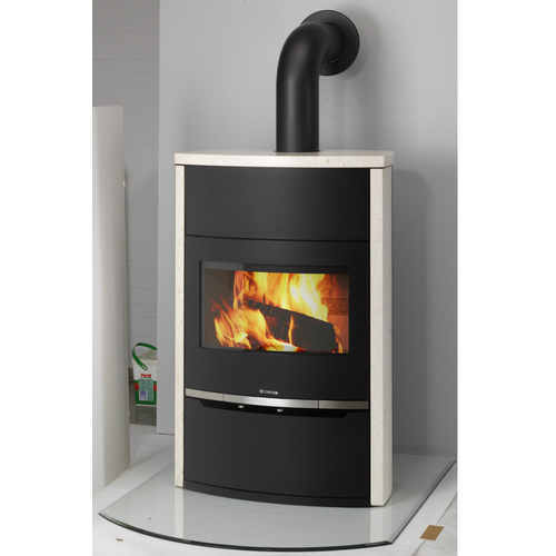 COLOR EMAJL Kaminofen »Alaska«, Naturstein, 7,8 kW - beige