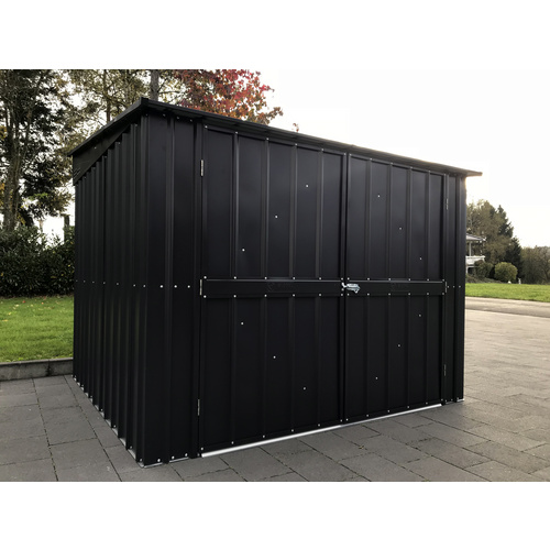 Globel Industries - Fahrradgarage 'Family', Anthrazit, 3,82 M² 9340976007230 - Image 3