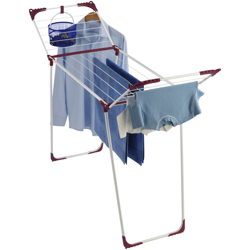 WENKO Wäschetrockner, BxHxL: 153 x 76 x 46 cm, Metall / Polypropylen (PP) – weiss