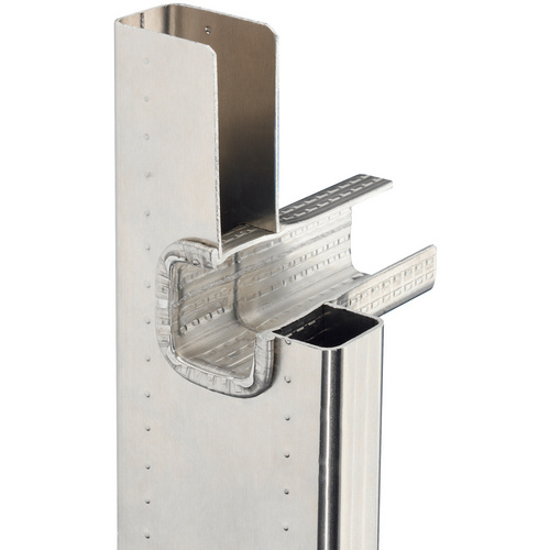 Thumbnail - HAILO Alu-Schiebeleiter »S80 ProfiStep duo«, 2 Sprossen, Aluminium - silberfarben