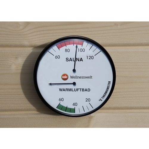 WEKA Thermometer, für: Saunen, weiß - weiss