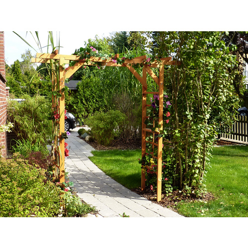 PROMADINO Pergola, Breite: 200 cm - brau...