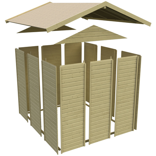 KARIBU Gartenhaus »Dahme« (RABATT 10%) | Restposten 10% Rabatt KARIBU Gartenhaus »Dahme« (RABATT 10%) | Restposten 10% Rabatt