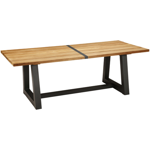 BEST Gartentisch Campinone, Aluminium/Teakholz, LxB: 220x100 cm