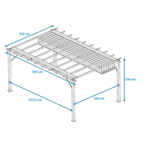 PARAGON OUTDOOR Pavillon »Florenz«, re...