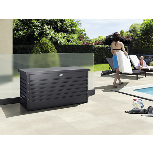 Thumbnail - BIOHORT Aufbewahrungsbox »FreizeitBox«, BxHxT: 101 x 61 x 46 cm, dunkelgrau-metallic
