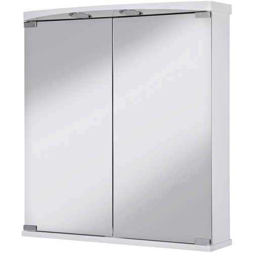 Jokey Spiegelschrank Ampado LED 60 cm x 66 cm x 21 cm Weiß EEK: A+