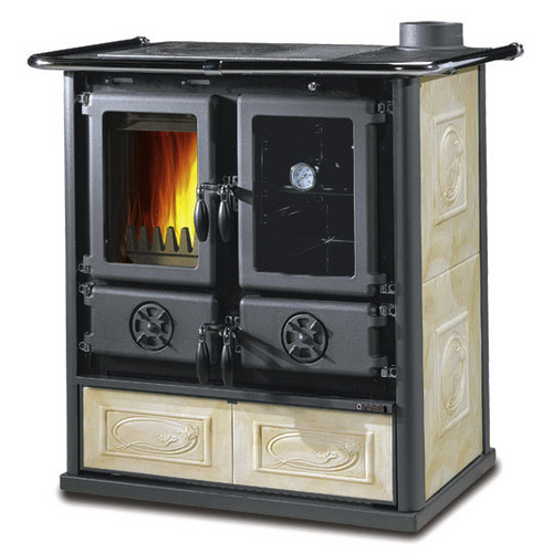 La Nordica Festbrennstoffherd ROSETTA, 7,2 kW, Zeitbrand