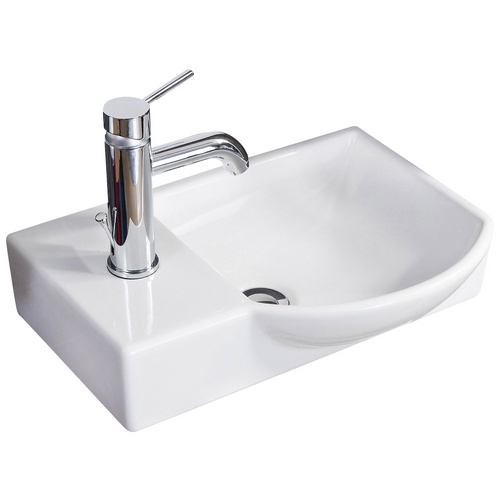 Fackelmann Mini Gäste-WC-Keramikbecken Vadea Weiß