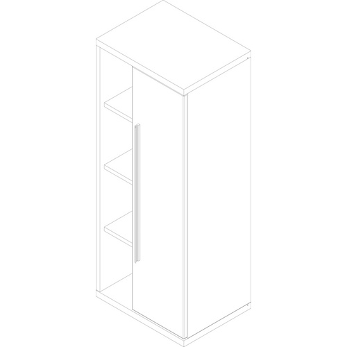 Thumbnail - FACKELMANN Midischrank »STANFORD«, BxHxT: 41,8 x 106 x 32 cm - braun