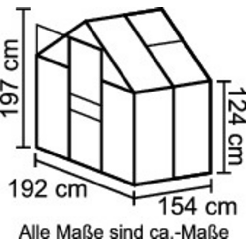 VITAVIA Gewächshaus »Calypso«, 3 m²,...