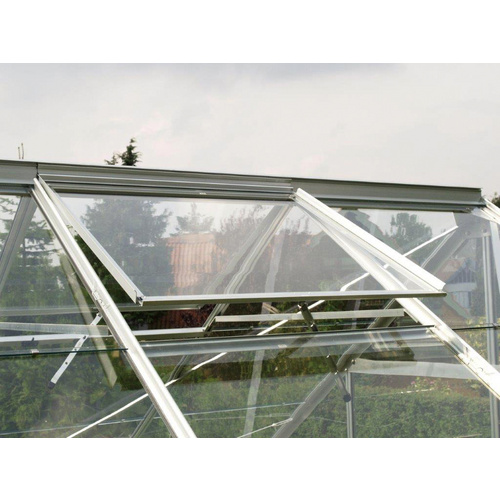 VITAVIA Alu-Dachfenster für Gewächshäuser, BxT: 61,6 x 57,3 cm - silberfarben