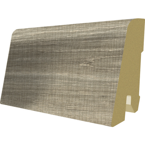 EGGER Sockelleiste »L386«, grau, MDF, LxHxT: 240 x 6 x 1,7 cm, passend zu: Toscolano Eiche hellgrau, Eiche sägerau