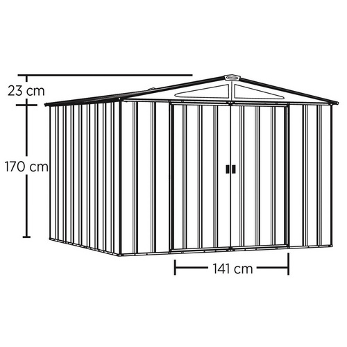 Spacemaker Gerätehaus (RABATT 17%) - 7.25 qm