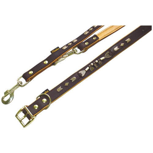 HEIM Hundeleine, Buffalo, 1,8/200 cm, Leder, Braun