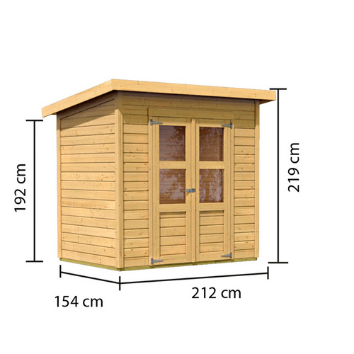 KARIBU Gartenhaus »Merseburg« (RABATT 10%) | Restposten 10% Rabatt KARIBU Gartenhaus »Merseburg« (RABATT 10%) | Restposten 10% Rabatt